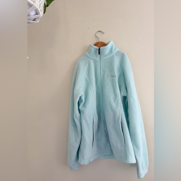 Columbia Sky Blue Fleece Jacket - Picture 1 of 1